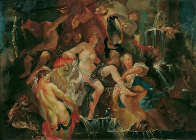 Le bain de Diane (verso : L