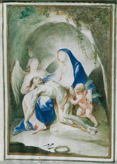 Marie avec le corps du Christ - Joseph Winterhalder d. J.
