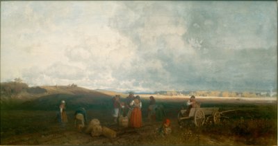 Récolte de pommes de terre en Chiemgau - Joseph Wopfner
