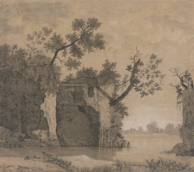 Paysage avec ruines - Joseph Wright of Derby