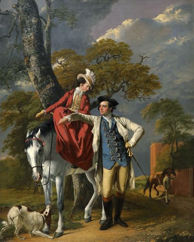 M. et Mme Thomas Coltman, vers 1770-72 - Joseph Wright of Derby
