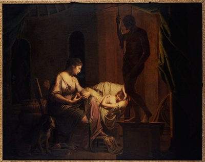 Pénélope défaisant sa toile - Joseph Wright of Derby