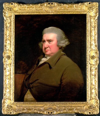Portrait du Dr Erasmus Darwin, (1731-1802) scientifique, inventeur et poète, grand-père de Charles Darwin, 1792-93 - Joseph Wright of Derby