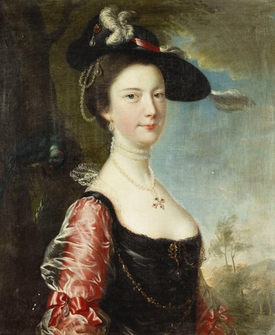 Portrait de sa femme, Anne - Joseph Wright of Derby