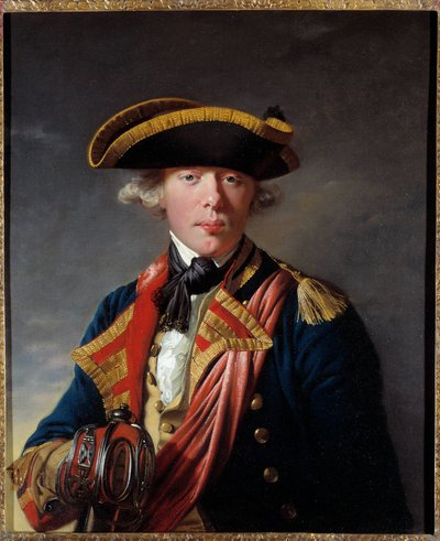 Portrait de James Cook, navigateur britannique vers 1766-1768 - Joseph Wright of Derby