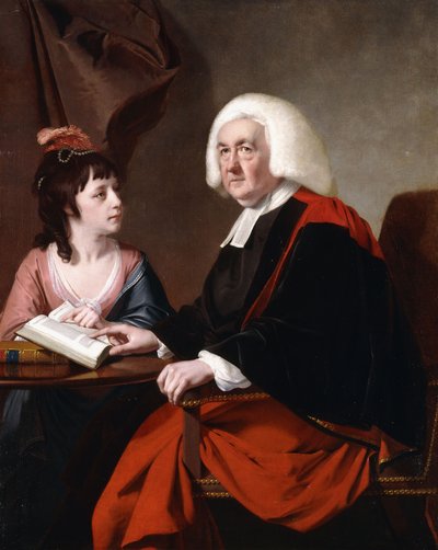 Portrait du révérend Thomas Wilson D.D. et de sa fille adoptive, Miss Catherine Macauley - Joseph Wright of Derby