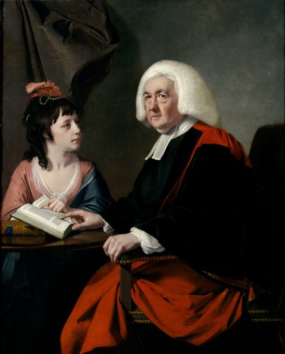 Rév. Thomas Wilson (1703-84) et Mlle Catherine Macaulay (1731-91) - Joseph Wright of Derby