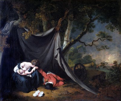 Le soldat mort - Joseph Wright of Derby