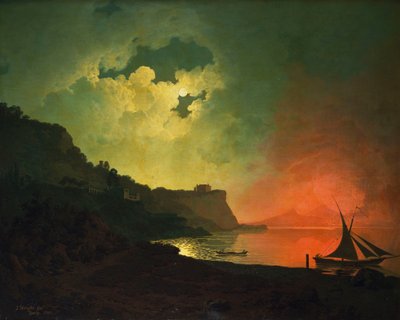Vésuve depuis Posilipo - Joseph Wright of Derby
