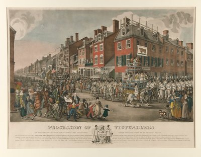 Procession des vivandiers de Philadelphie - Joseph Yeager