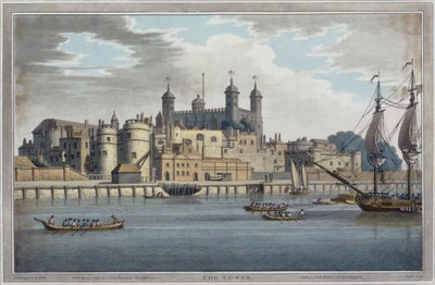 La Tour de Londres, gravée par J. C. Stadler, publiée en 1795 - Joseph after Farington