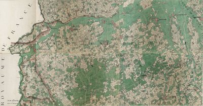 Carte de Stavele - Roesbrugge-Haringe (Stavele), Belgique par Joseph de Ferraris (1726 – 1814) - Joseph de Ferraris