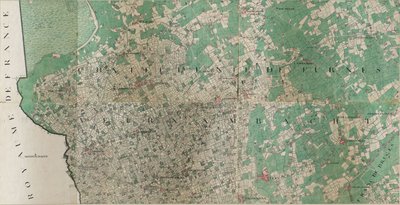 Carte de Loo - Lo, Belgique par Joseph de Ferraris (1726 – 1814) - Joseph de Ferraris