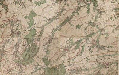 Carte de Perwez le Marchez - Perwez - Joseph de Ferraris