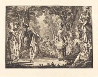 Danse campagnarde - Joseph de Longueil after Charles Eisen