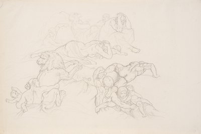 Scène du déluge - Joseph von Fuhrich