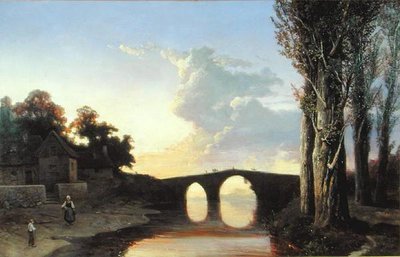 Rivière et pont dans le sud de la France - Josephine Bowes