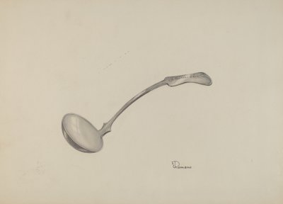 Louche à crème, vers 1937 - Josephine C. Romano
