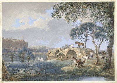 Vue près de Tours - Josephus Augustus Knip (signed by artist)