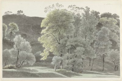 Arbres autour de Subiaco - Josephus Augustus Knip