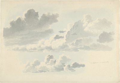 Études de nuages - Josephus Augustus Knip