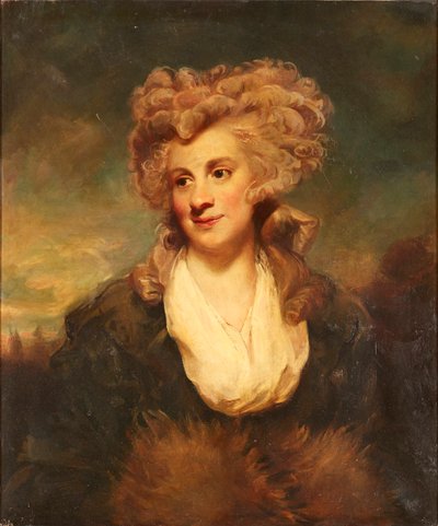 Portrait en buste de Lady De Clifford - Joshua (after) Reynolds