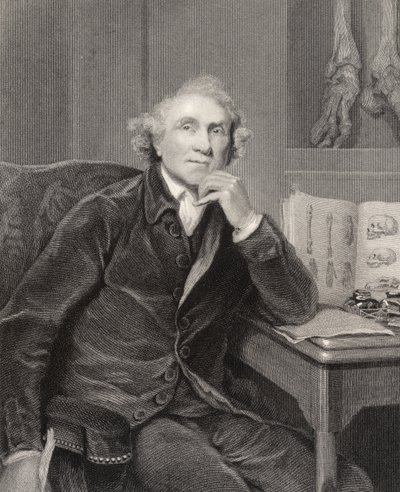 John Hunter, gravé par G.H. Adcock, de la 