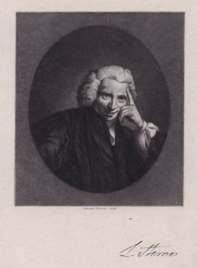Laurence Sterne, écrivain et clerc irlandais, auteur de Tristram Shandy - Joshua (after) Reynolds