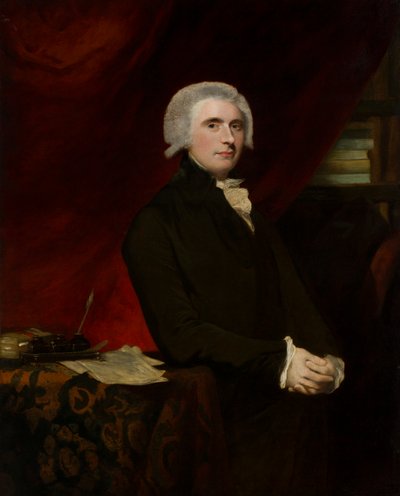 Portrait de Thomas, Lord Erskine (1750-1823) dans sa bibliothèque - Joshua (circle of) Reynolds