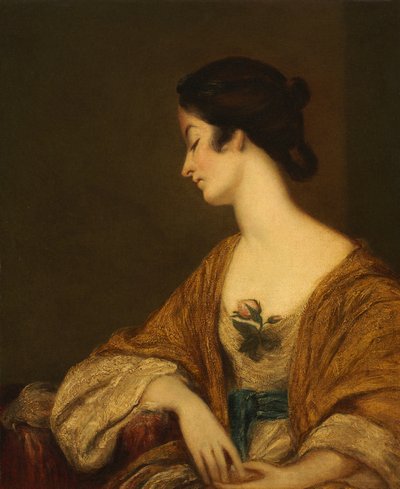 Portrait de Mme George Collier - Joshua (follower of) Reynolds