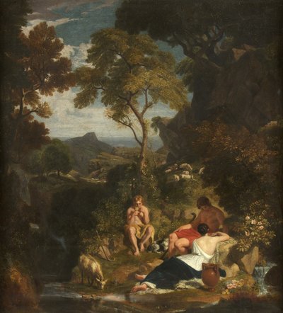 Bergers arcadiens, vers 1824 - Joshua Cristall