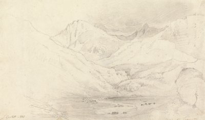 La Vallée de Nant Ffrancon, Caernarvonshire - Joshua Cristall