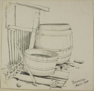 Bac et tonneau - Joshua Cristall