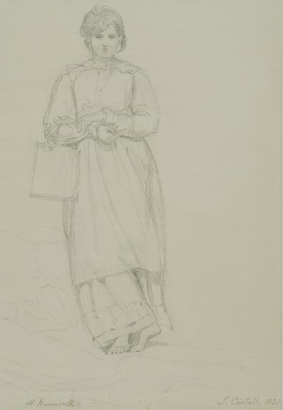 Jeune fille tenant une cruche de lait, 1831 - Joshua Cristall