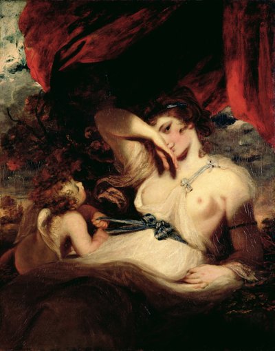 Cupidon détachant la ceinture de Vénus - Joshua Reynolds
