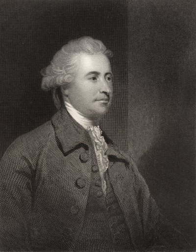 Edmund Burke, gravé par H. Robinson, de 