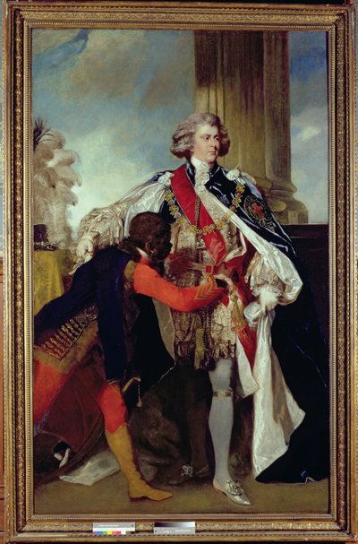 George IV, prince de Galles, avec un noir, 1787 - Joshua Reynolds