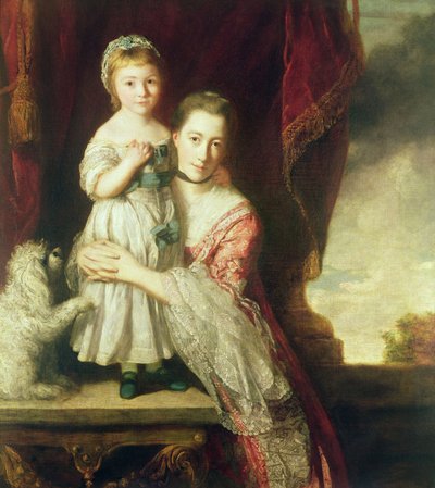 Georgiana, comtesse Spencer avec Lady Georgiana Spencer, 1759-61 - Joshua Reynolds