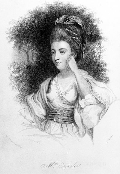 Hester Thrale, gravée par Samuel Freeman, 1842 - Joshua Reynolds