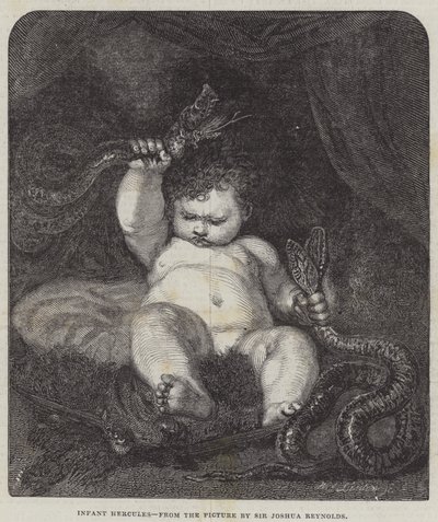 Hercule enfant - Joshua Reynolds