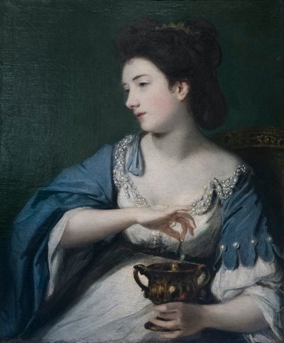 Kitty Fisher en Cléopâtre - Joshua Reynolds