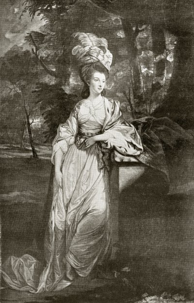Mary Isabella Somerset, Duchesse de Rutland, gravée par Valentine Green, de 