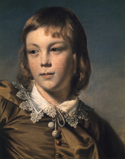 Maître Thomas Lister Le Garçon Brun (détail) - Joshua Reynolds