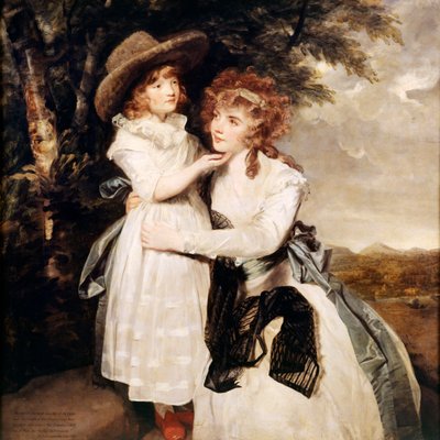 Mlle Cocks et sa Nièce - Joshua Reynolds