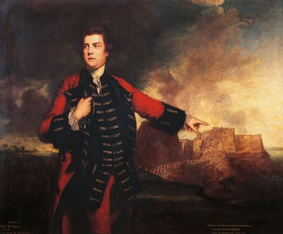 Portrait du général britannique William Keppel prenant d