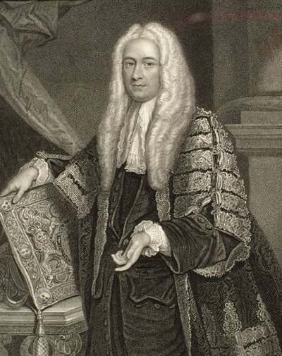 Portrait de Henry Fox, 1er Baron Holland (1705-74), gravé par Henry Robinson - Joshua Reynolds