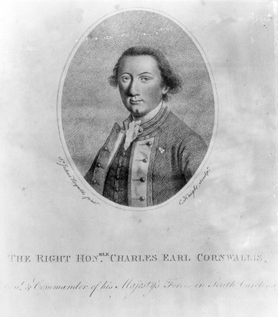 Le très honorable Charles Earl Cornwallis, gravure réalisée par C. Knight - Joshua Reynolds