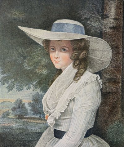 La très honorable comtesse Spencer (d.1831) gravée par Francesco Bartolozzi, publiée par E.M. Diemar, 1787 (gravure au pointillé) - Joshua Reynolds