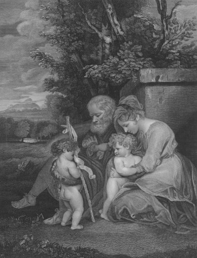 La Sainte Famille, Matthieu 2, verset 13-15 - Joshua after Reynolds