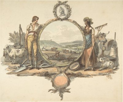 Conception pour un frontispice - Josiah Boydell